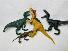 Mattel Jurassic World Dino Lot Velociraptor Cryolophosaurus Dinosaur Toys