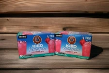 Original DONUT SHOP STRAWBERRY 🍓 Acai Iced Refreshers PODS 20 PACK K-cup READ