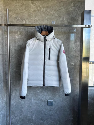 CANADA GOOSE 5078M Lodge Hoody Puffer Jacket white free shipping