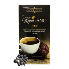 Gano Excel Ganolicious 3 in 1 Coffee with Ganoderma Reishi Lingzhi Instant Café