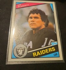 1984 Topps #114 Jim Plunkett Los Angeles Raiders