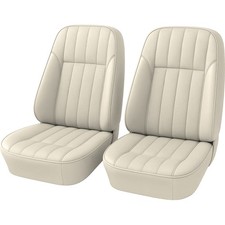 1969 Firebird Front Bucket Seat Upholstery Set Custom Interior Parchment 1969 Firebird Front Bucket Seat Upholstery Set Custom Interior Parchment