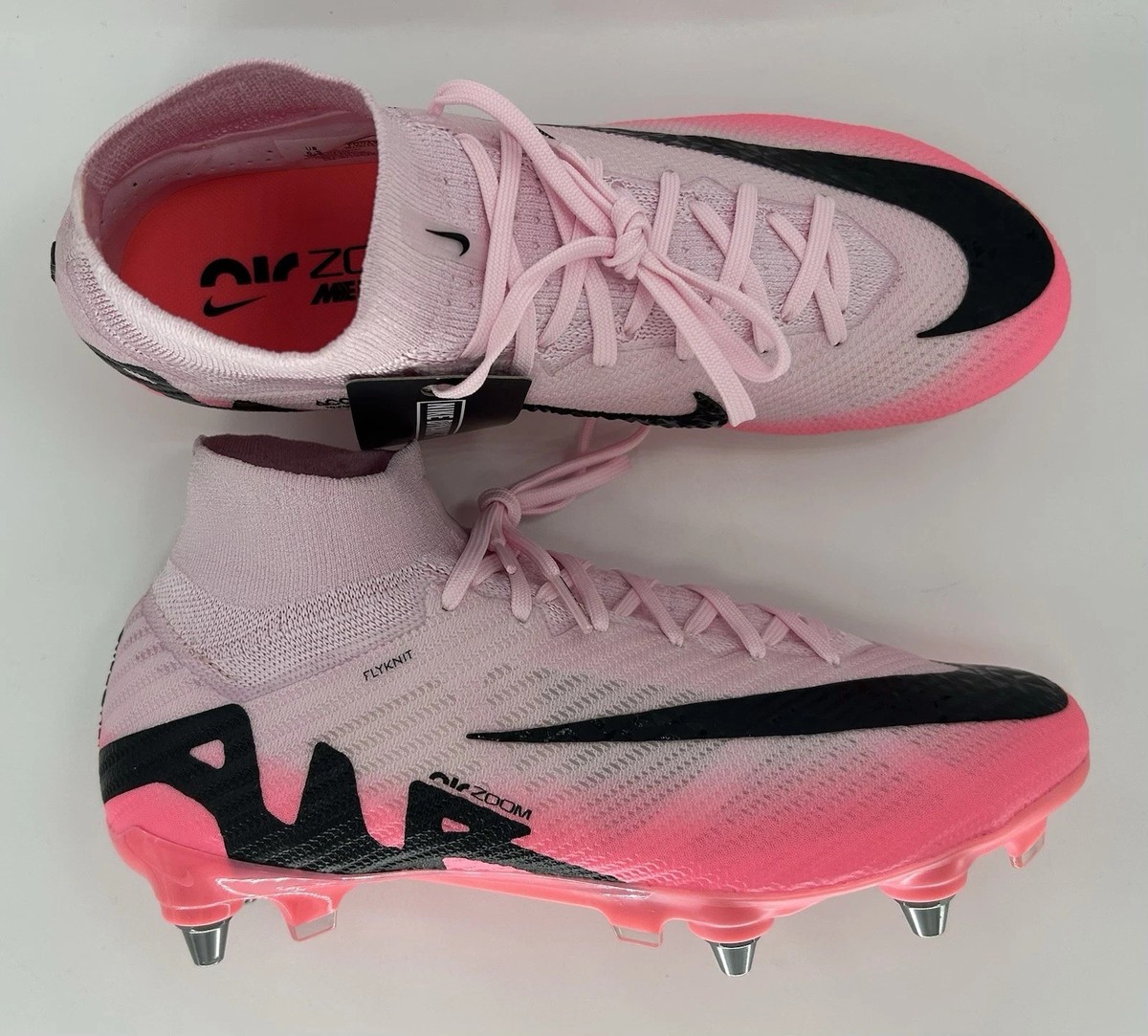 Size 7 Nike Zoom Superfly 9 Elite SG-Pro Pink Soccer Cleats Men's