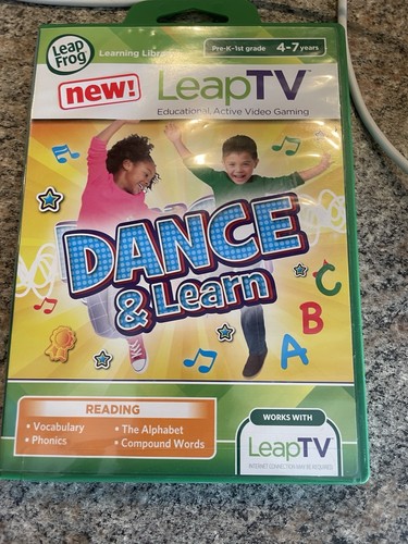 LEAP FROG TV Console 1 Controller & 9 Games Pad 33200 Cables Camera LIST Below - Picture 11 of 12