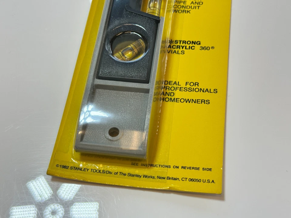 NOS Stanley Tools USA 42-264 Torpedo Level Top Reading 360 Vial w/ Magnetic Base - Image 4 of 4