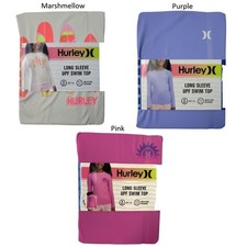 Hurley Girls Long Sleeve Moisture Wicking UV T-Shirt