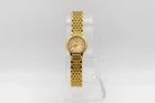 Seiko V401-0289 Ladies Quartz Gold Tone Watch - For Parts/Repair