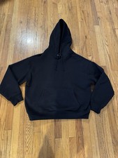 Gap Extra Heavyweight French Terry Hoodie Black Heather Medium