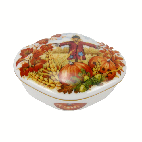 Royal Yarmouth Signature Series Fine Porcelain Music Box Autumn Leave