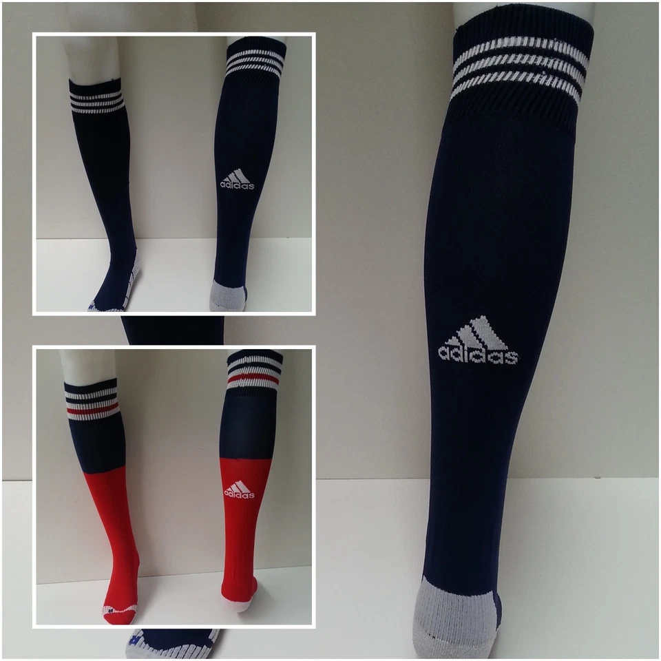 Adidas Fußballstutzen Fußballsocken Fußballstrümpfe Stutzen Socken blau rot FFR
