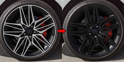Chrome Delete Blackout Vinyl Overlay for 2018-23 Kia Stinger 19" Wheels
