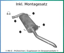 Endschalldämpfer für Peugeot Boxer 2.2 HDi ab Bj. 03/2011 Auspuff Montagesatz