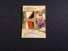 2019-20 The Cup Emblems Of Endorsement Anders Lee Auto Patch 02/15