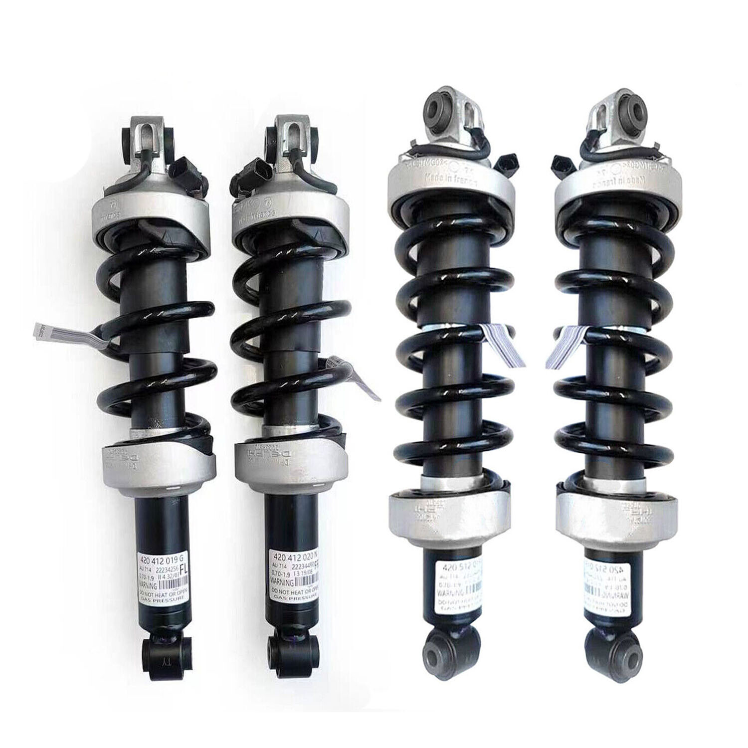 Full Kit Front & Rear Suspension Shock Struts Magnetic Ride For Audi R8 V8 07-15