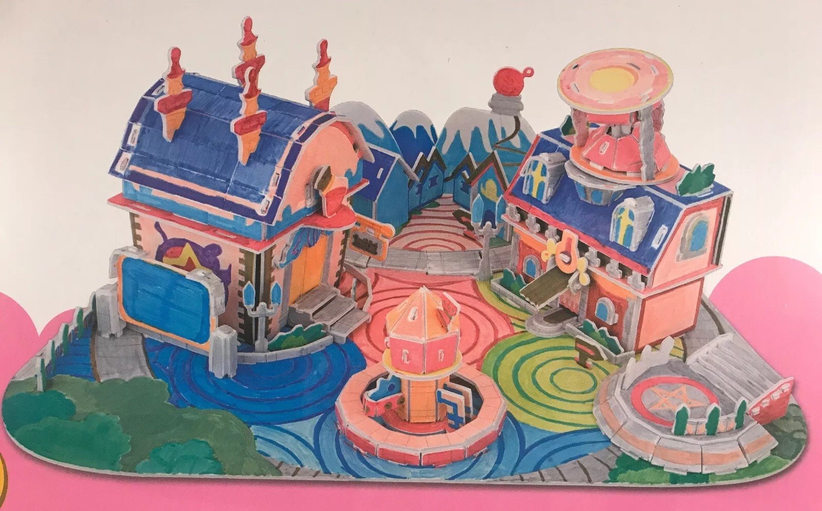 miniso 3d puzzle castle