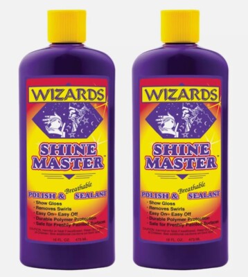 Wizards 11033 Shine Master Polish & Breathable Sealant 16 oz. each (2 Pack)
