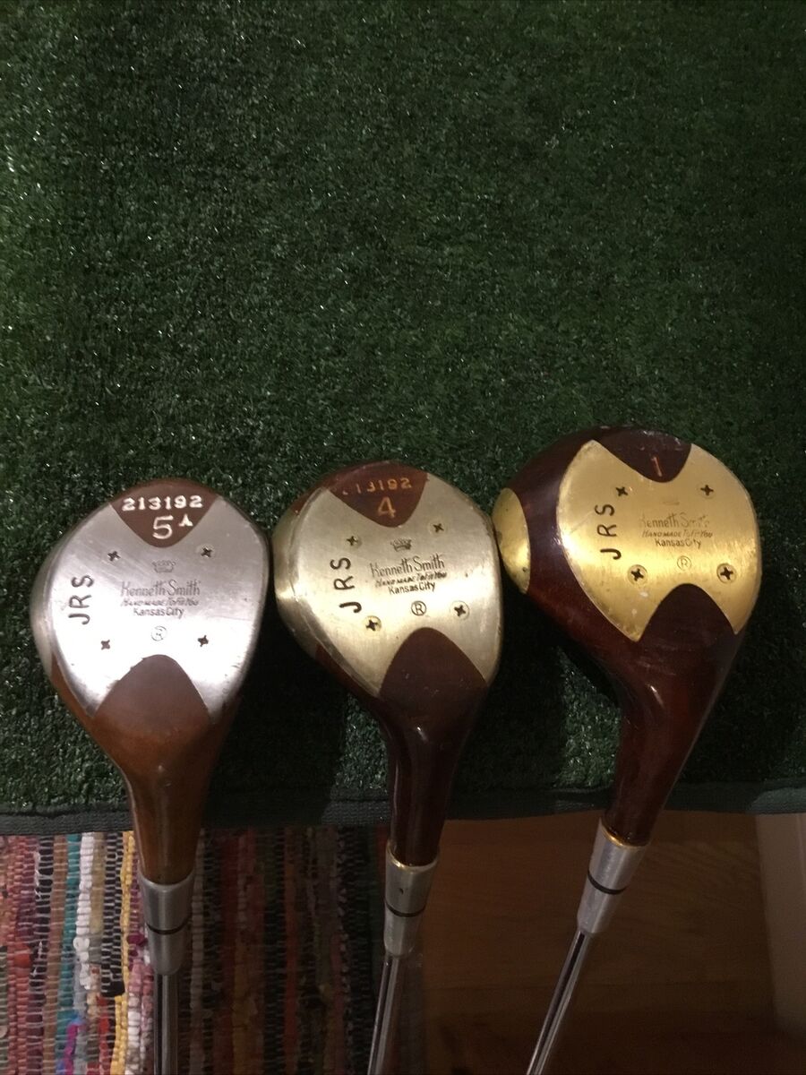 Kenneth Smith Vintage Kansas City Driver 4-5 Woods Set Steel Kenneth Smith Vintage Kansas City Driver 4-5 Woods Set Steel