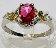 Womens Rose October Birthstone Ring/Size 9.5