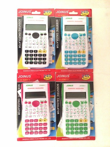Calculadora científica electrónica de 12 dígitos 240 multifunciones LCD escuela infantil - Imagen 2 de 3