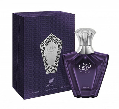 TURATHI BLUE by AFNAN EAU DE PARFUM SPRAY FOR MEN - 3.0 Oz / 90 ml