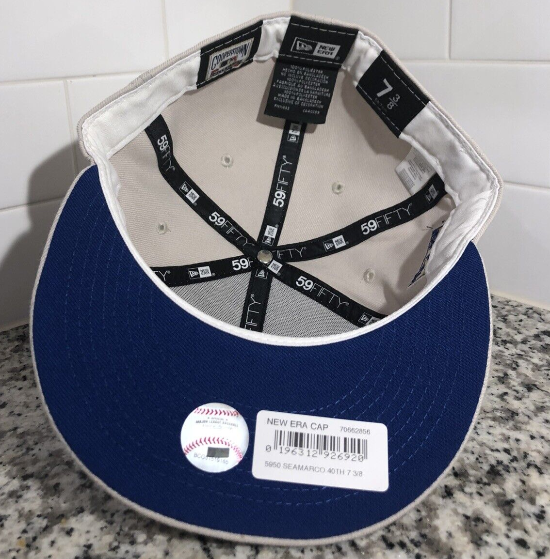 Casquette New Era Seattle Mariners – 40e Anniversaire, édition No Bad Brims 2.0, Taille 7