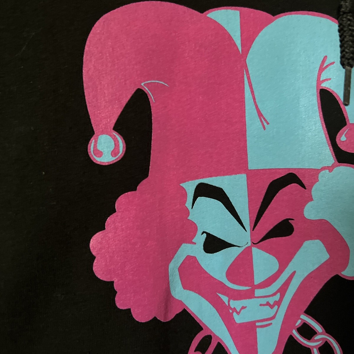 【激レア】ICP カーニバルオブカーネイジ Tシャツ XL ブラック ピンク水色 Insane Clown Posse 3xl Carnival Of Carnage Jersey Icp Juggalo