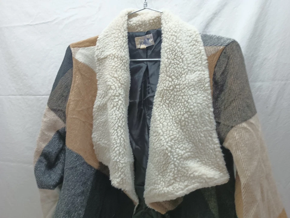 Jolt Junior Mujer Poliéster Mezcla Patchwork Polar Frente Abierto Chaqueta Mediana Foto 3 de 4