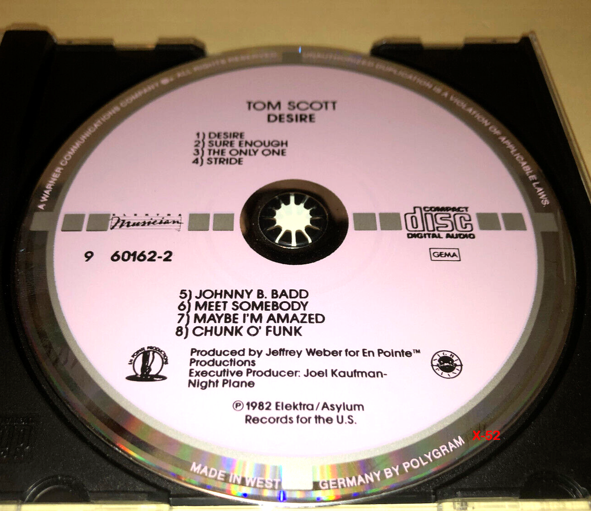 Tom Scott CD Desire hit Maybe I'm Amazed TARGET LABEL west germany