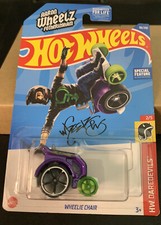 2022 Hot Wheels #96 HW Daredevils Wheelie Chair purple Aaron Wheelz Fotheringham