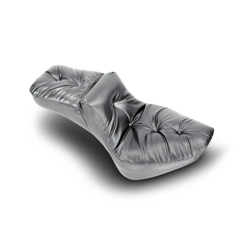 Mustang 75112 asiento de almohada extra ancho Regal Duke 2-up para Harley Softail 84-99 Foto 2 de 2