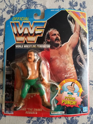WWF WWE Hasbro Jake the Snake Roberts MOC...