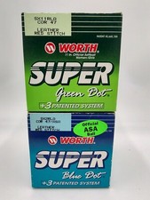 2 Worth Softballs Super Green Dot & Super Blu...