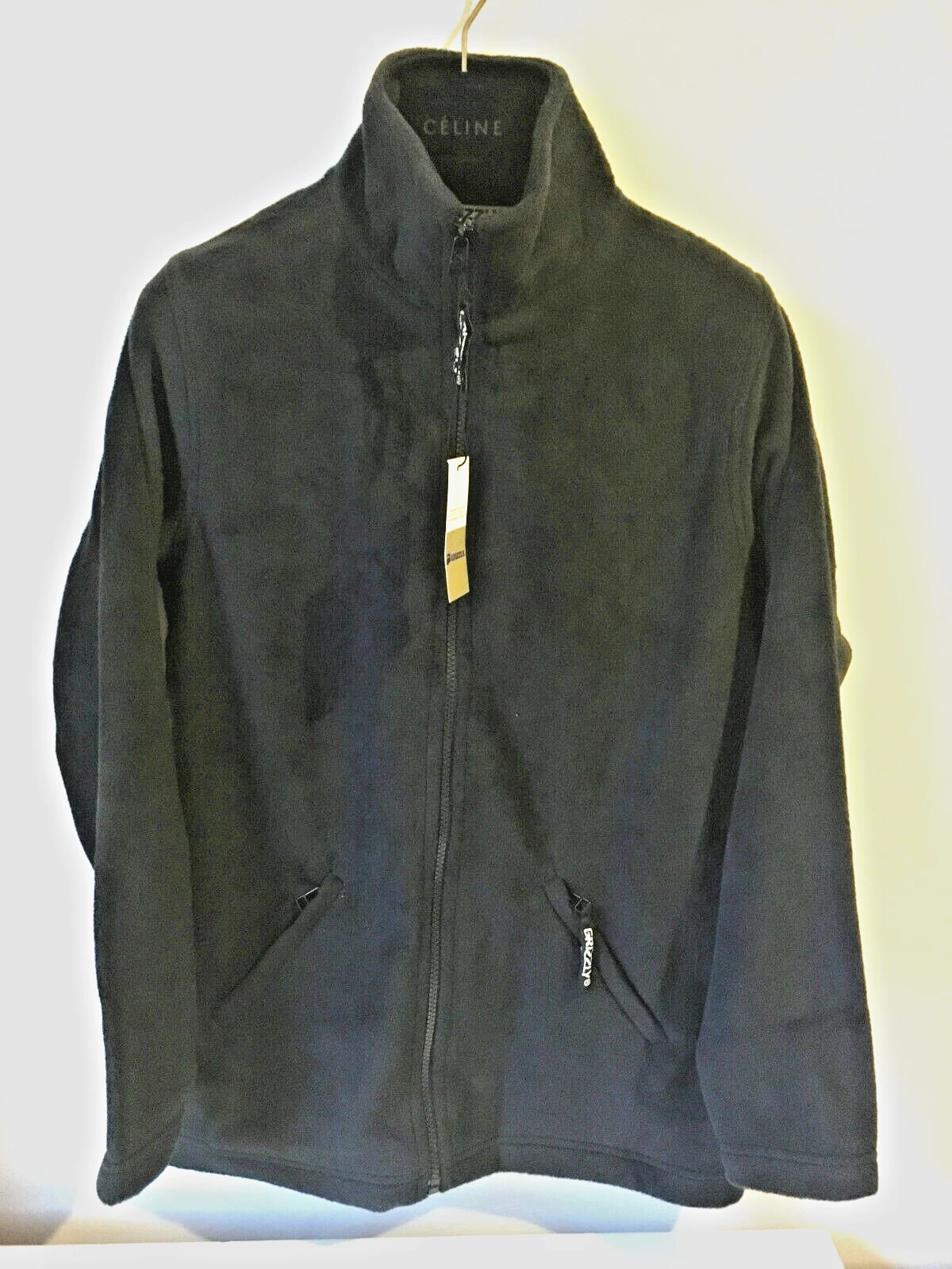 BNWT GRIZZLY BLACK FLEECE JACKET Outdoors Supersoft Thermal Winter Layer XS