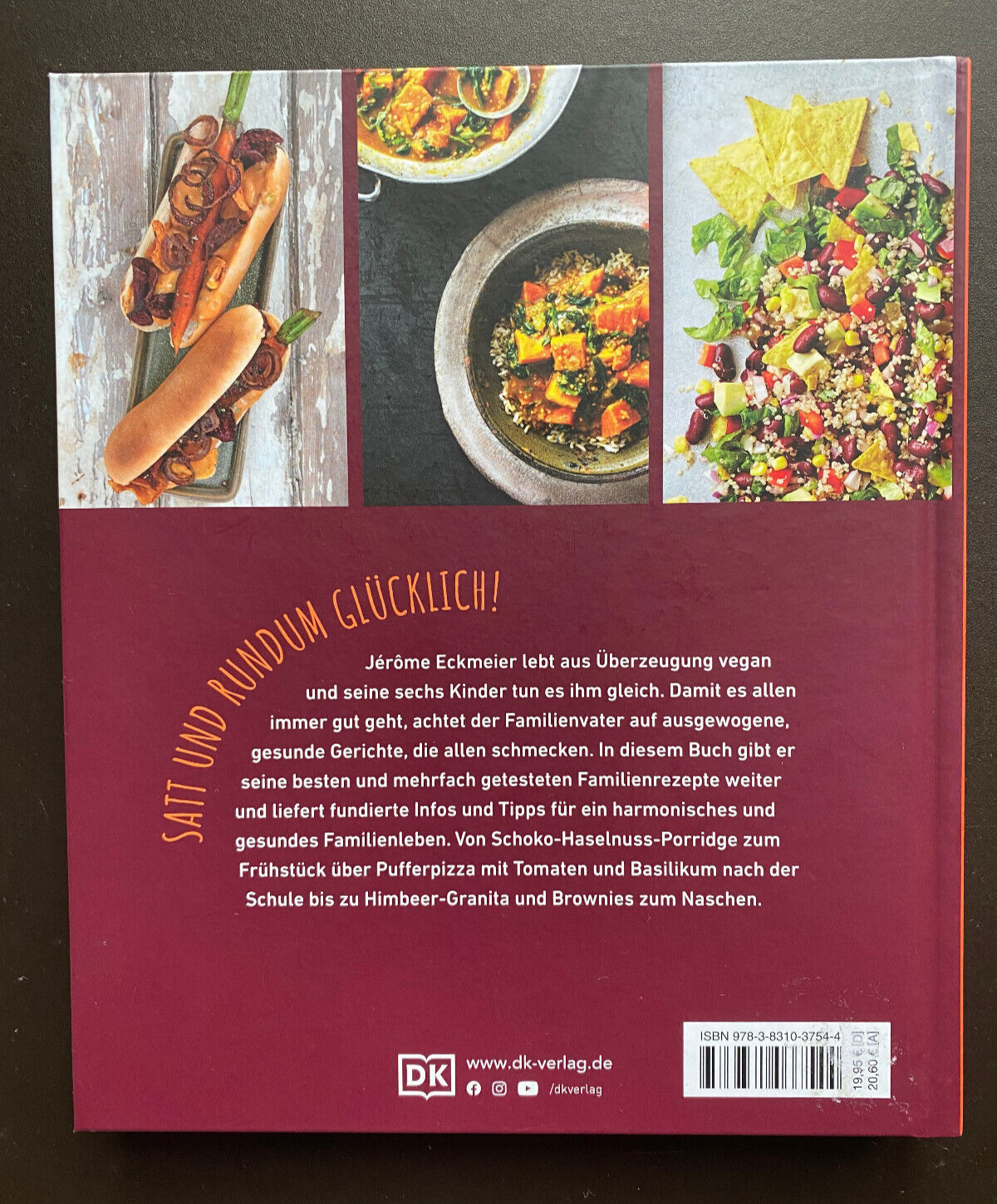 Thumbnail - Kochbuch - Vegan Für Die Familie Von Jérôme Eckmeier (2019, Gebundene