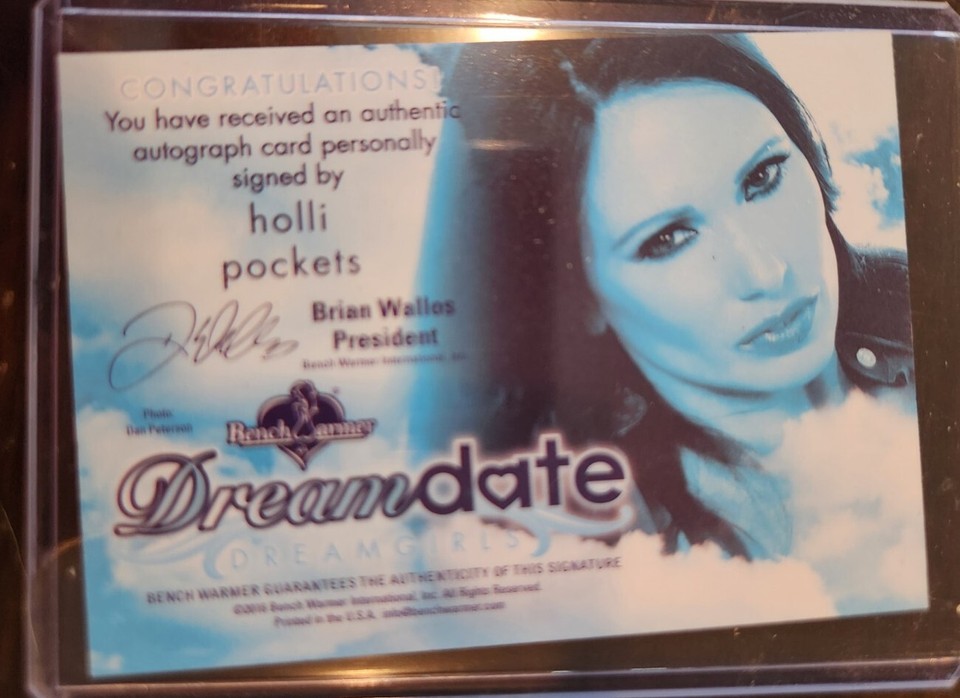 HOLLI POCKETS "DREAM DATE AUTOGRAPH /3" BENCHWARMER DREAMGIRLS BEST OF