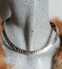 Collier Torque en argent 925 Mexique