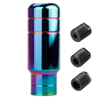 BARTOO Universal JDM Aluminum Manual Shift Knob - 90mm Tall, Fits M8 M10 M12