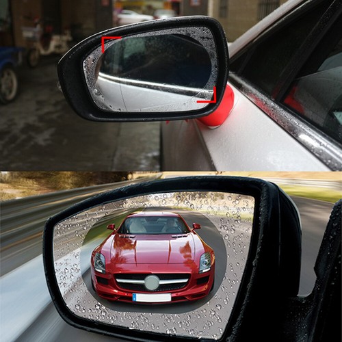 2x Car Rainproof Anti Fog Anti-glare Rearview Mirror Trim Film Cover Accessories - Picture 11 of 12