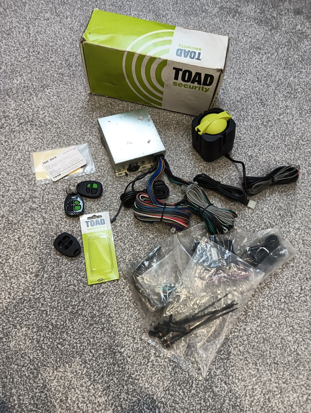 Toad Security AI606 alarm system Thatcham category 1 car alarm system eBay