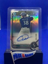 Charlie Welch 2022 Bowman Chrome 1st Refractor Auto 365/499 #CPA-CW