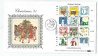 GUERNSEY 1991 CHRISTMAS BENHAM SILK LIMITED EDITION FIRST DAY COVER