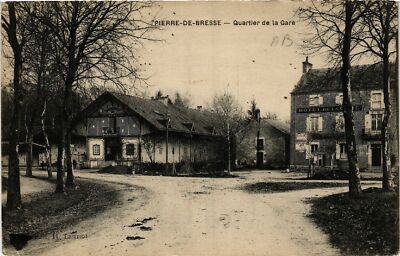 CPA AK PIERRE-de-BRESSE - Quartier de la Gare (438099)