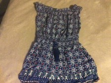 Girls Justice romper size 7 EUC