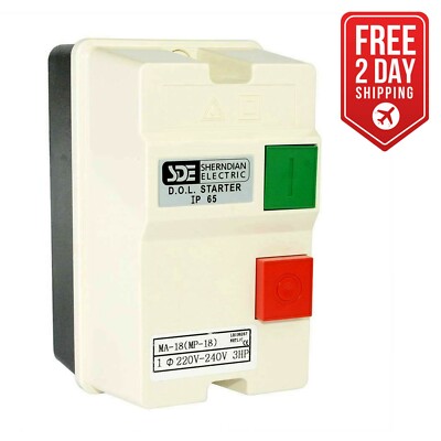1-Phase, 50HZ @ 240V-60HZ @ 220V, 3-HP, 18-26-Amp Magnetic Switch