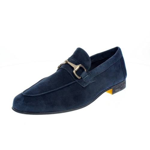 Mocassins Homme Antica Cuoieria Amalfi - Cuir Daim Couleur Marron - Tailles 41 à 45 - Neuf Avec Emballage