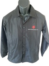 Naruto Shippuden Primitive Jacket Youth Large Snap Button Black Pockets LS
