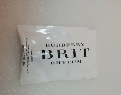 *NEW* Burberry Brit Rhythm Perfume Sample for Women Vial Spray 0.07 oz