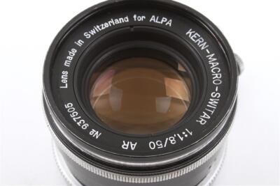 Kern-Macro Switar AR 50mm f/1.8 Lens for Alpa - Please Read | eBay