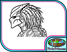Predator L Vinyl Sticker Laptop Car Motorbike Truck Wall Window Alien Movie