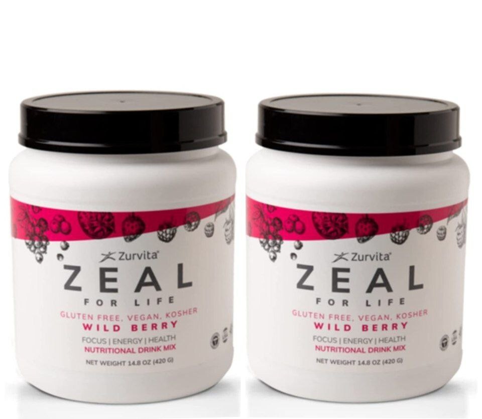 Zurvita Zeal for Life Nutritional Energy Drink MixWild Berry420g (2
